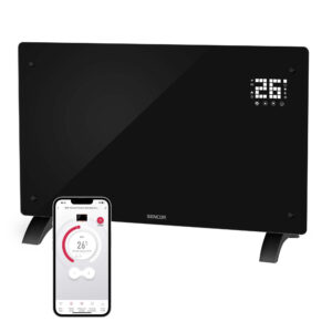 Sencor SCF 4241BK  Chytrý skleněný konvektor Wi-Fi