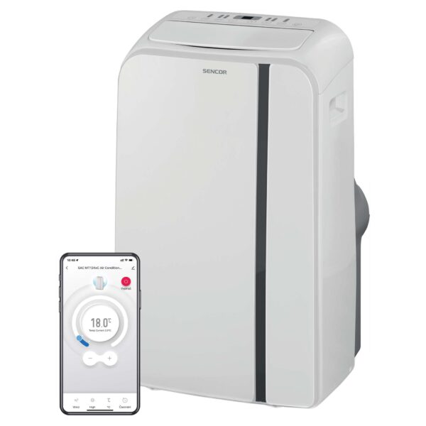 Sencor SAC MT1240C Mobilní klimatizace Wi-Fi Chladicí výkon 12000 BTU
