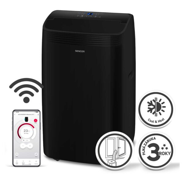 Sencor SAC MT9079CH  Mobilní klimatizace Wi-Fi AllSeasons A++/A+++ A++ / A+++ - energeticky velmi úsporná
